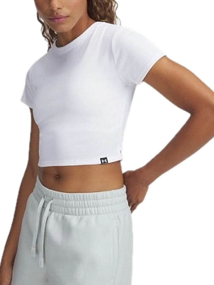 Ua Rival Rib Baby T - White-1