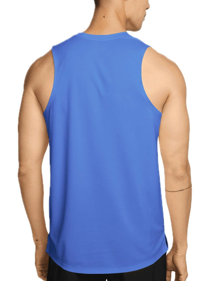 Nike Miler Men's Dri-Fit Running Tank - Royal Blue-2