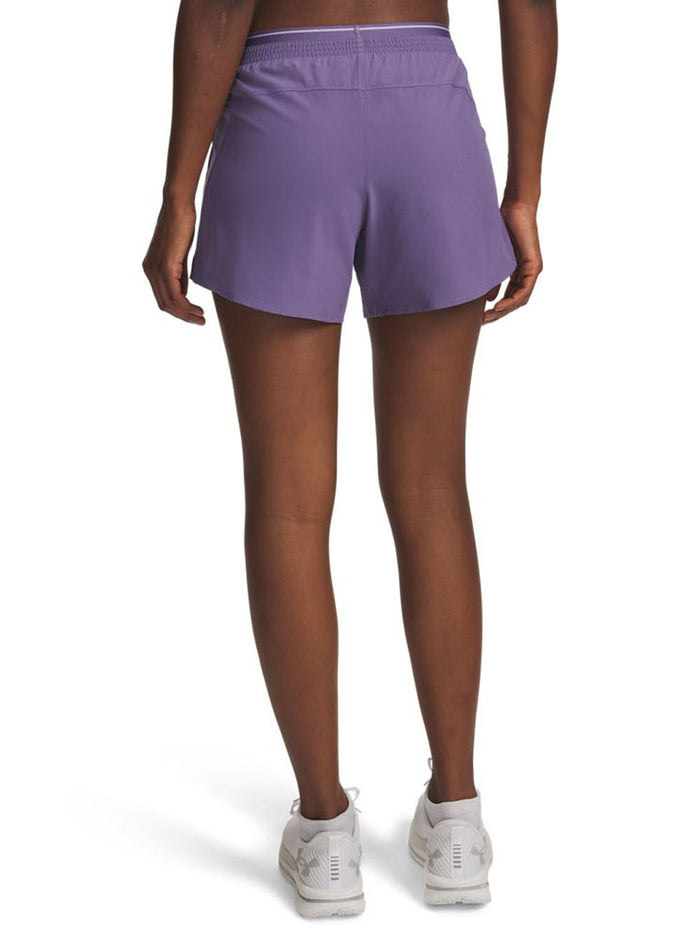 Ua Vanish Woven 5In Shorts - Purple-2