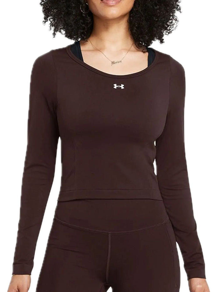 Ua Vanish Seamless Ls - Brown