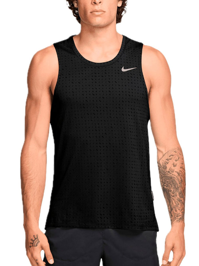 Nike Miler Breathe Men's Dri-Fit Ru - Black Reflective-1