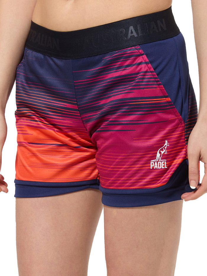 Gradient Lines Ace Short - Blu Cosmo