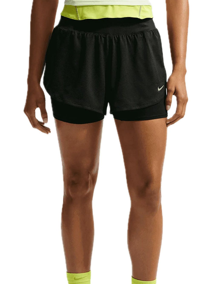 W Nk Flow Msh Df 2In1 Shrt - Black Reflective-1