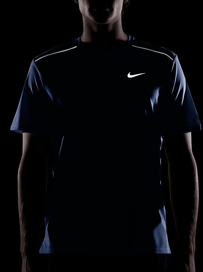 Nike Miler Men's Dri-Fit Uv Short Sleev - Royal Blue-2