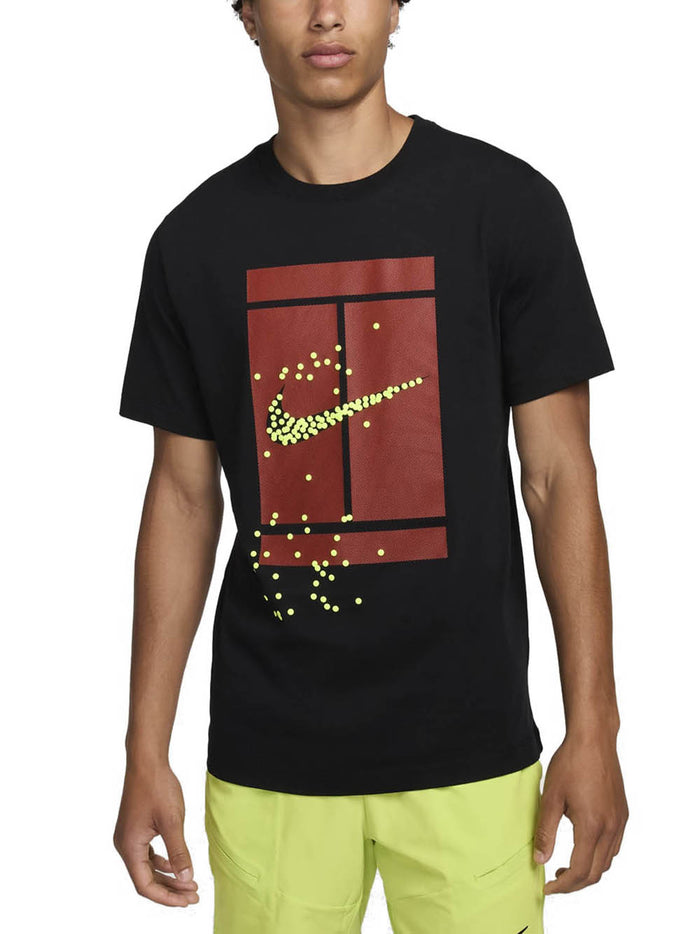 NikeCourt Men's Tennis T-shirt - Black