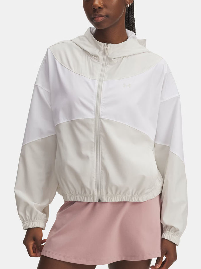 Ua Rival Woven Jacket - Summit White