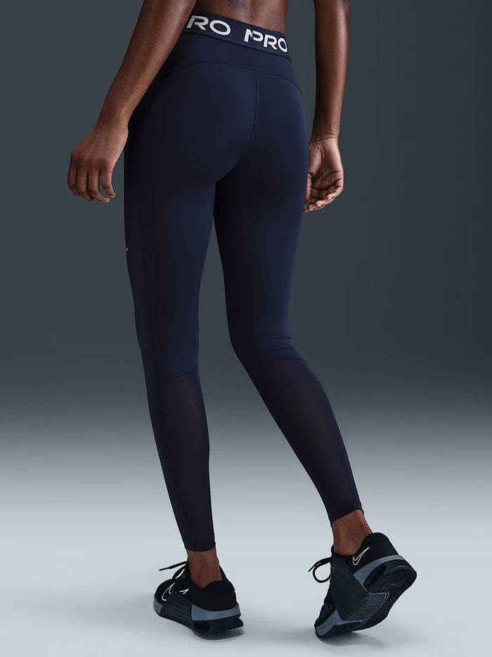 Nike Pro Women's Mid-Rise - Midnight Navy-2