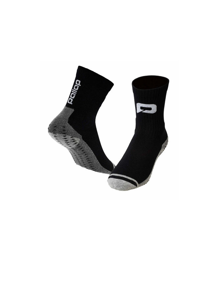 Regular Socks With Grip - Black White