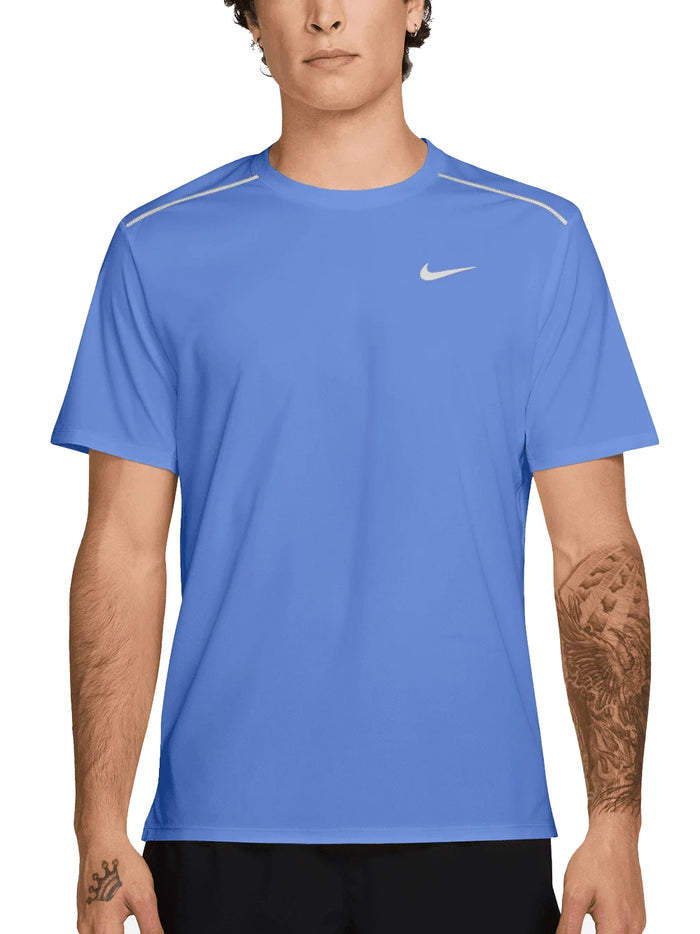 Nike Miler Men's Dri-Fit Uv Short Sleev - Royal Blue