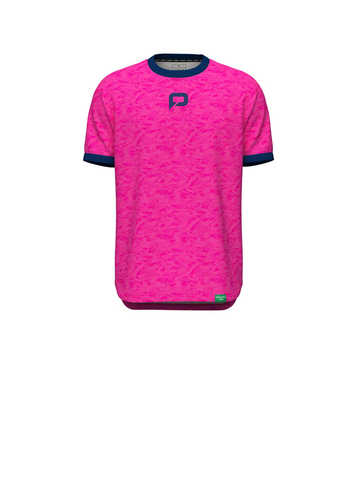 Men's Tech T-shirt - Pink Navy