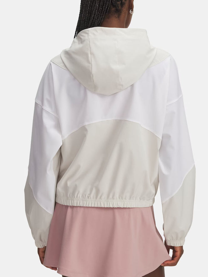 Ua Rival Woven Jacket - Summit White-2