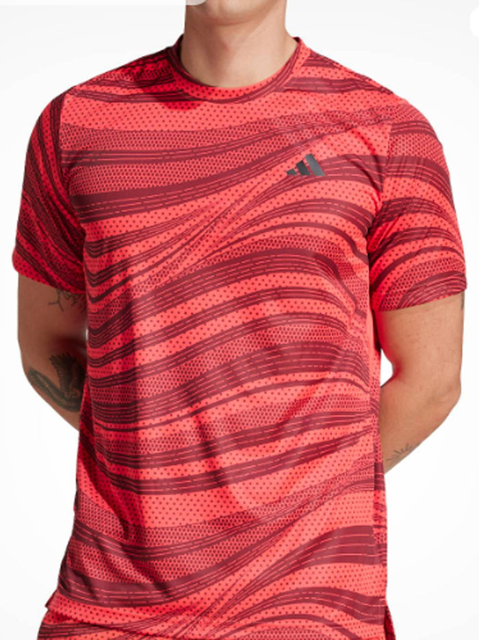 Club Graphic Tee - Shadow Red/Semi Lucid Red-1