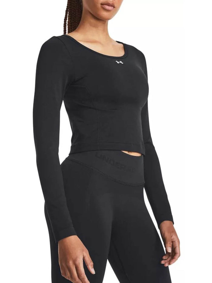 Ua Vanish Seamless Ls - Black