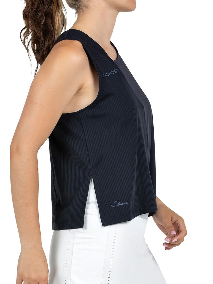 Tank Top - Navy Blue-2