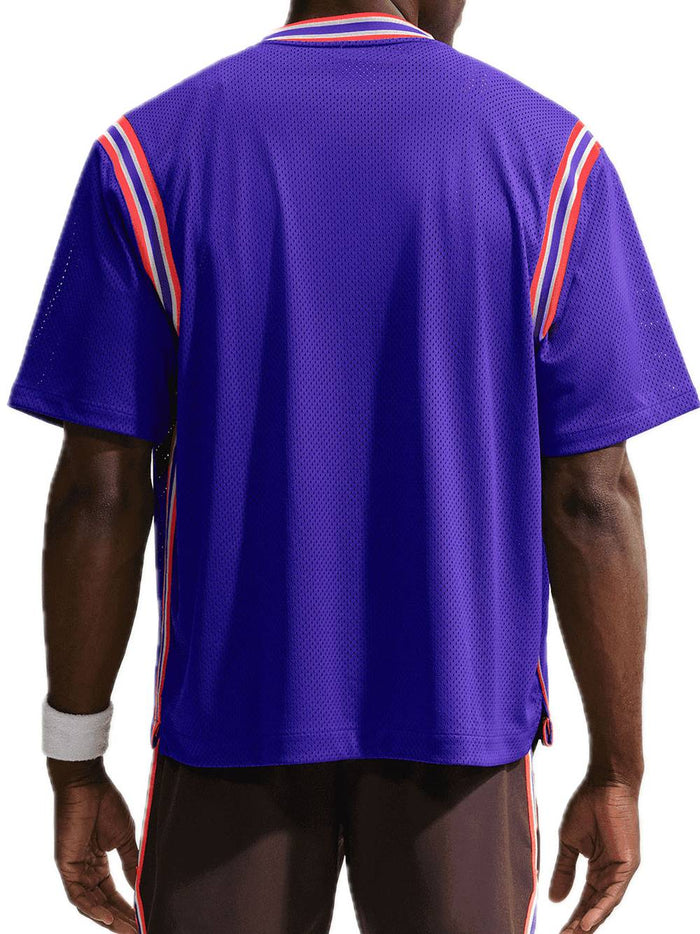 Nike Court Slam Men's Dri-Fit - Dark Concord Birght Crimson-2