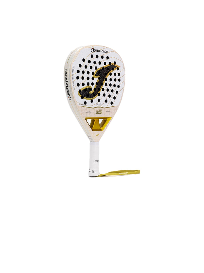Slam Pro Iconic Paddle Racket - White Gold-3