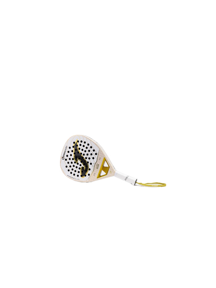Slam Pro Iconic Paddle Racket - White Gold-4