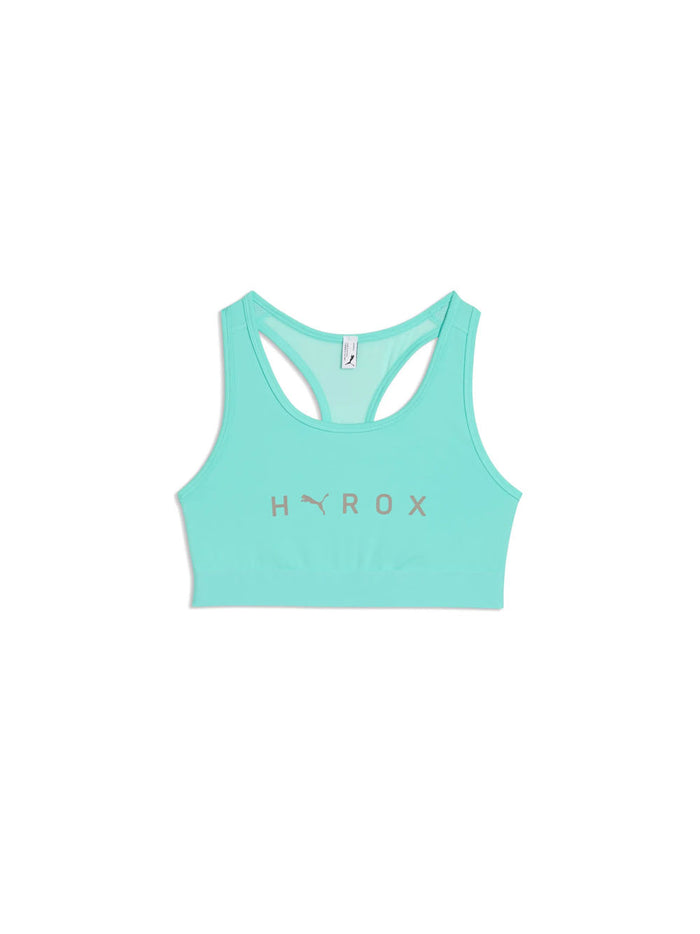 W Puma x Hyrox Mid Bra - Intense Mint