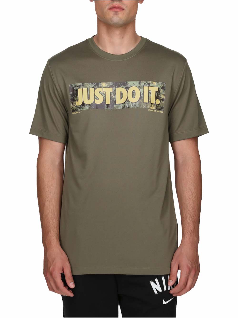 Nike Men's Dri-Fit Fitness T-shirt Medium Olive