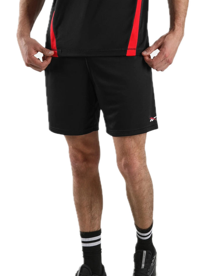 Id Train Blocked Knit Shorts - Black