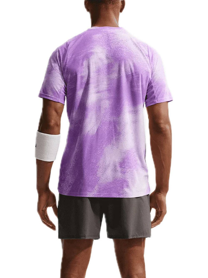 Nike Court Slam Men's Dri-Fit Adv Tee - Violet-2