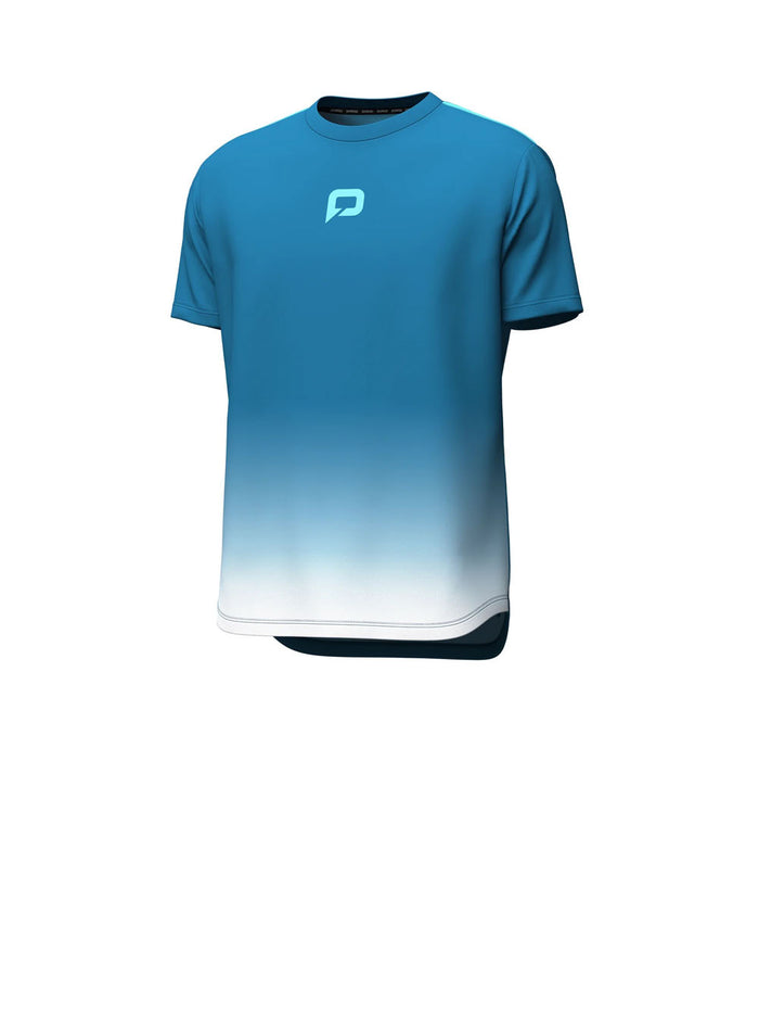 Men's Tech T-shirt - Petrol Blue Cyan Blue