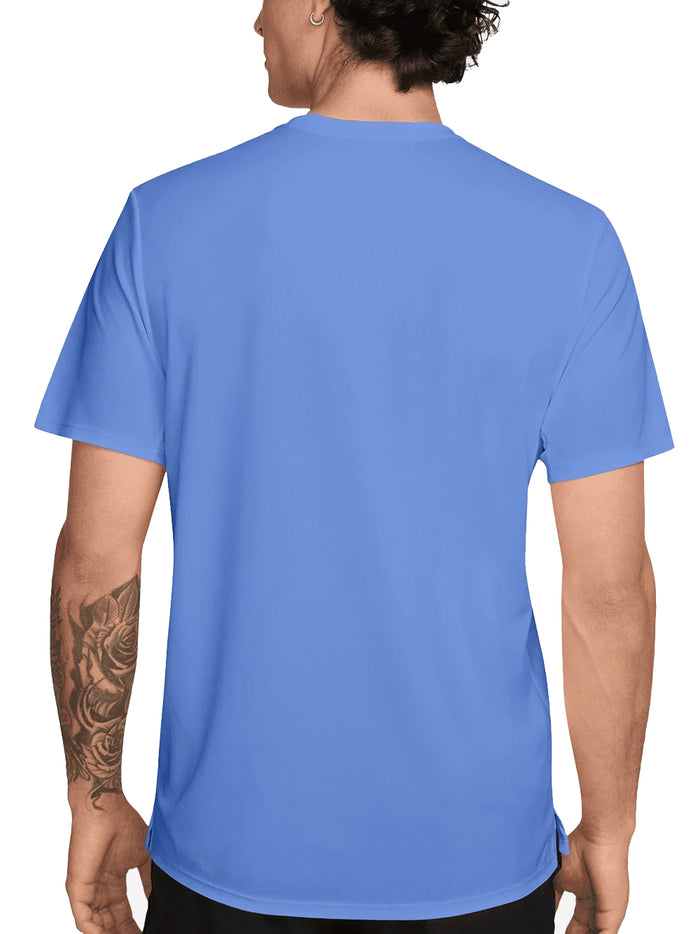 Nike Miler Men's Dri-Fit Uv Short Sleev - Royal Blue-3