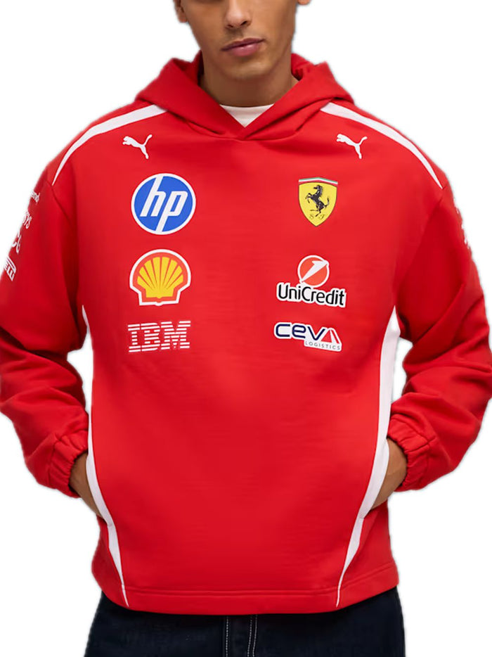 Sf Replica Drivers Authentic Hoodie - Puma Red-1
