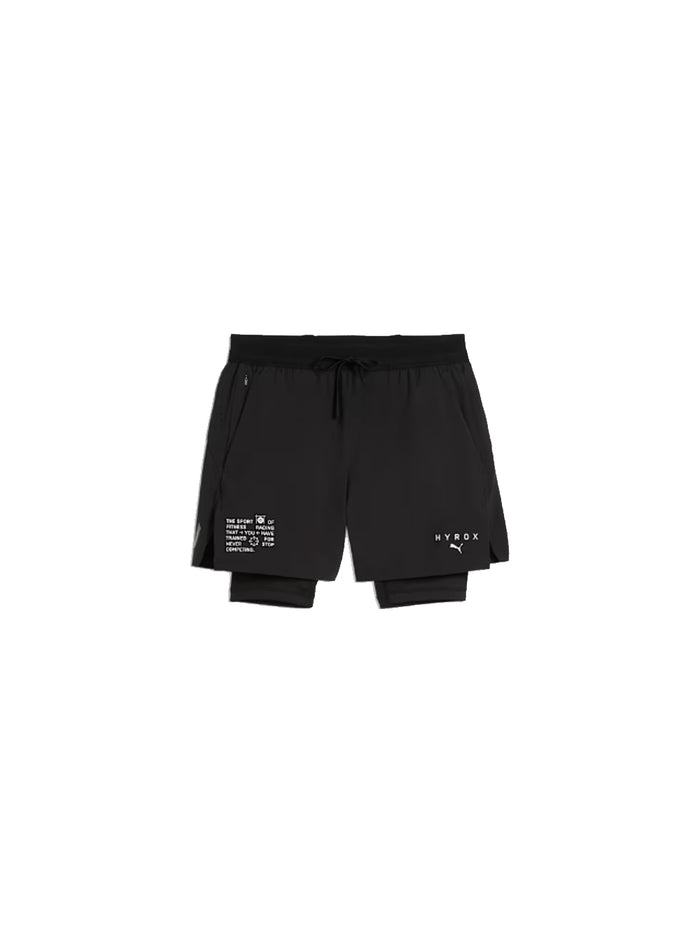 M Puma x Hyrox 2in1 Pwrmode Short - Puma Black
