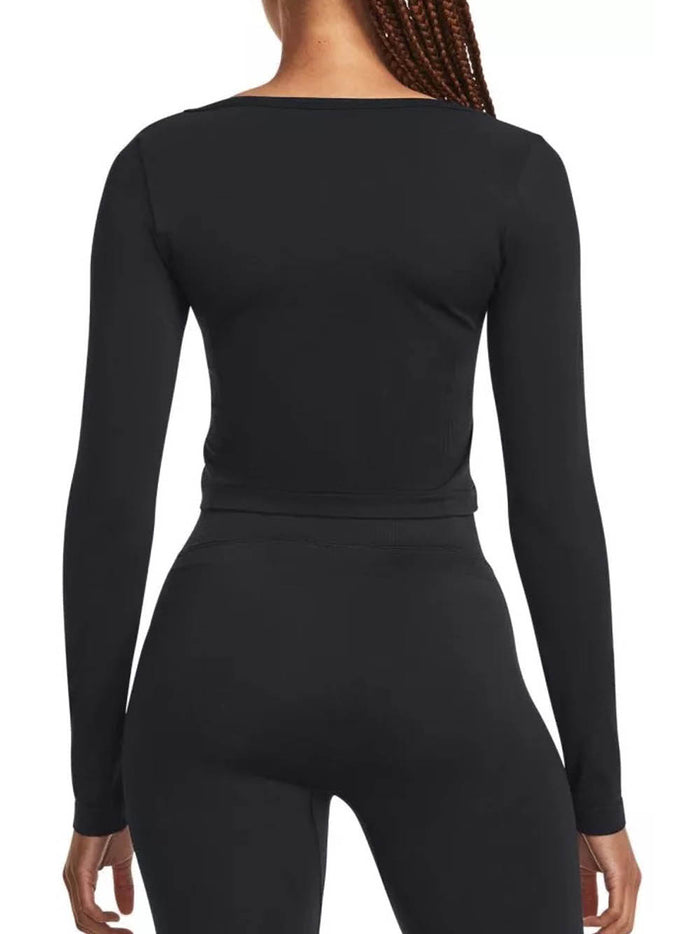 Ua Vanish Seamless Ls - Black-2