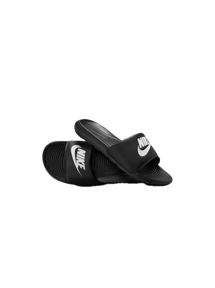 Nike Victori One Slide - Black White-3