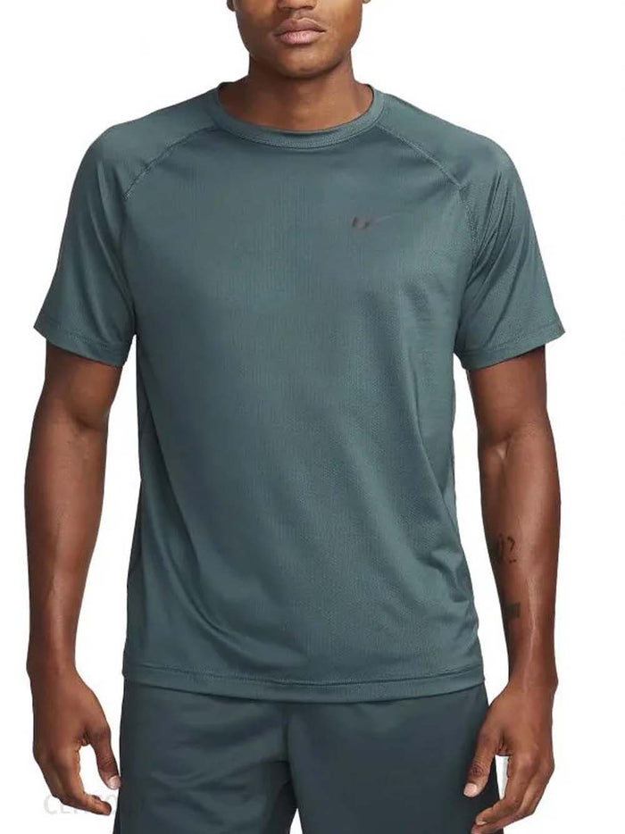 Nike T-shirt Dri-FIT Ready in Poliestere/Elastan Verde Vintage