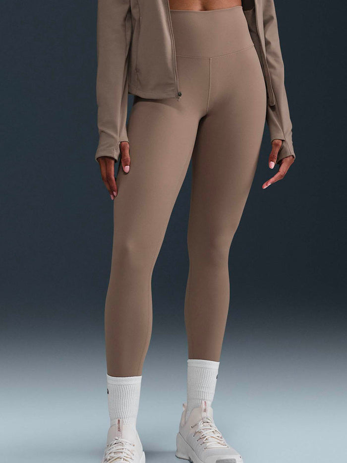 Nike One Women's Hight Waisted - Mink Brown/Black