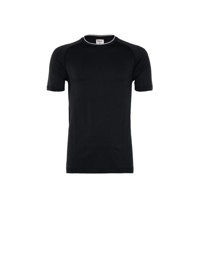 M Team Seamless Crew - Black-1