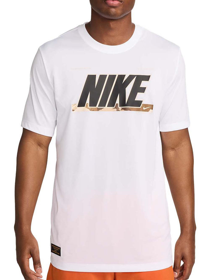 T-shirt Nike Fd Rlgd Camo - Gfx Bianco-1