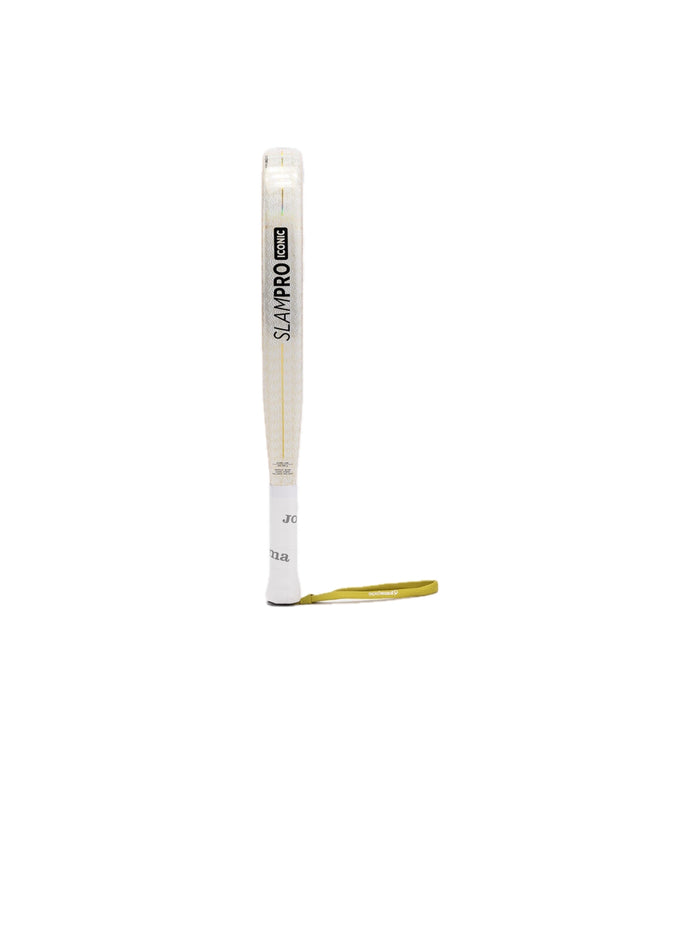 Slam Pro Iconic Paddle Racket - White Gold-2