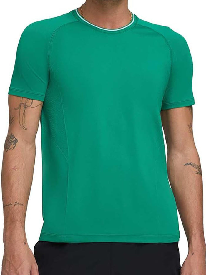 M Team Seamless Crew - Green-1