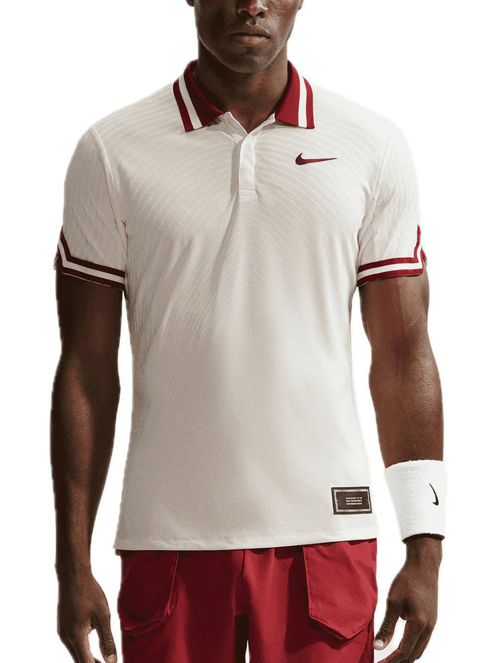Nike Court Slam Men's Aero-FIT - Pale Ivory/Team Red-1