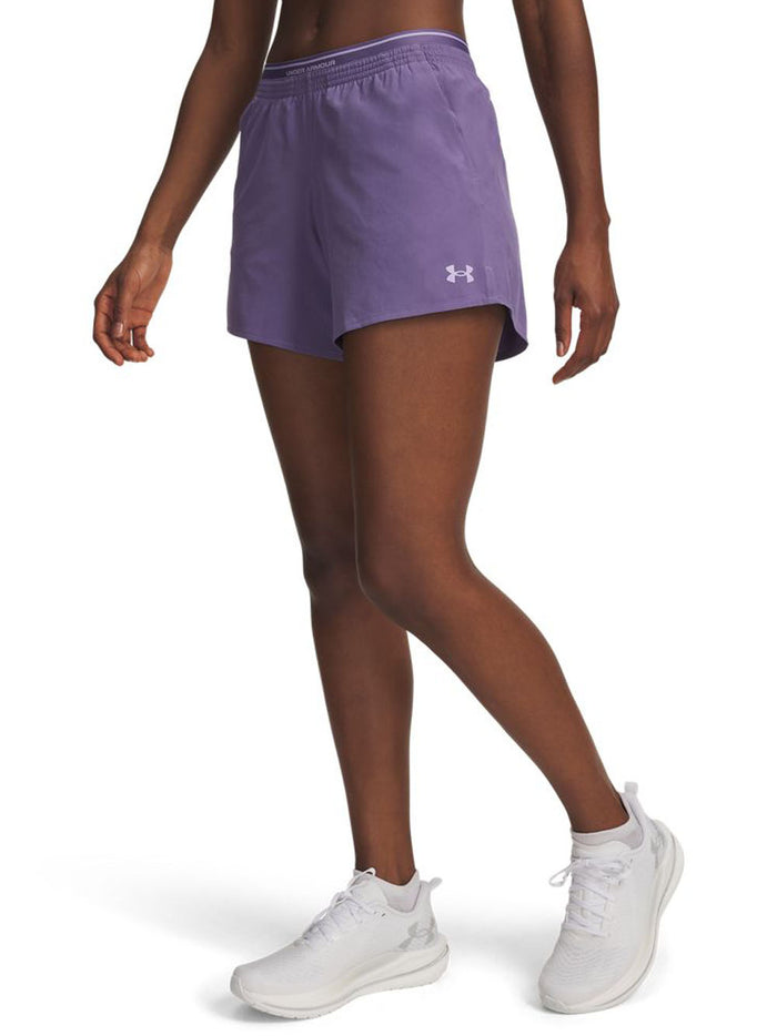 Ua Vanish Woven 5In Shorts - Purple