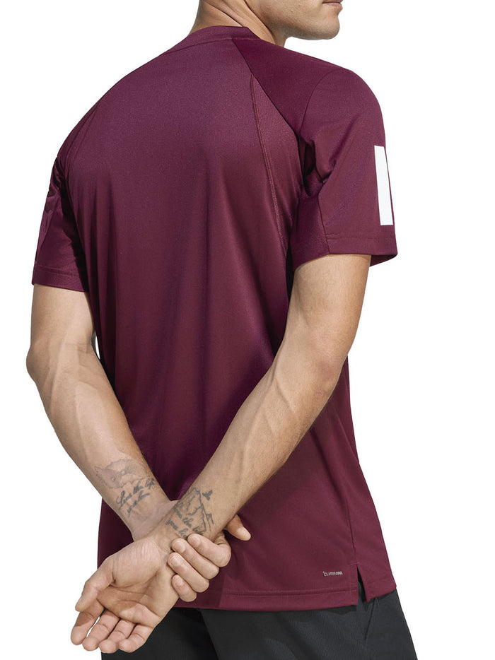 Club 3Str Tee - Maroon-2