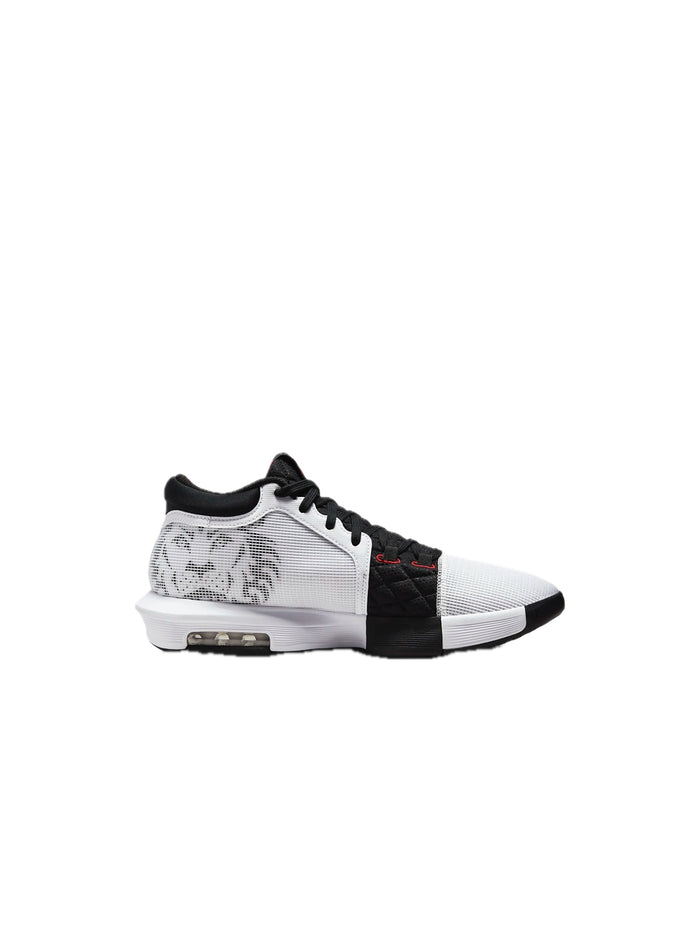 Nike Sneakers Alte Lebron Witness VIII Bianco/Nero/Università Rosso