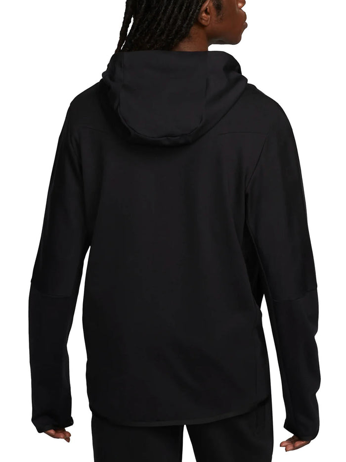 Nike Men's Full Zip Hoodie Tech Fleece Lightweight Black - Black-2