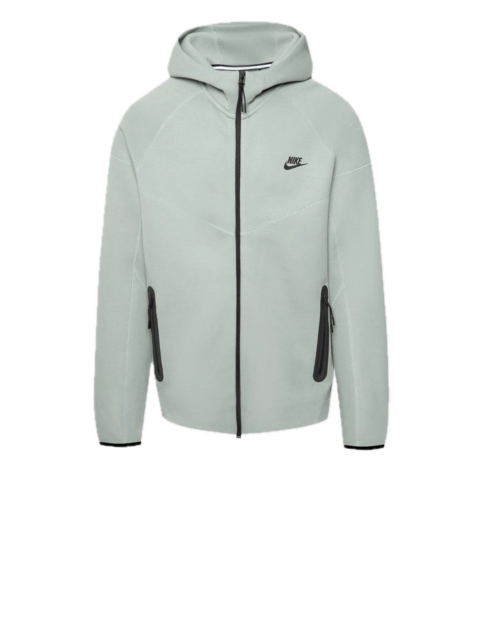 Nike Sportswear Tech Fleece Windrunner Felpa con cappuccio e zip a tutta lunghezza - Verde Chiaro-1