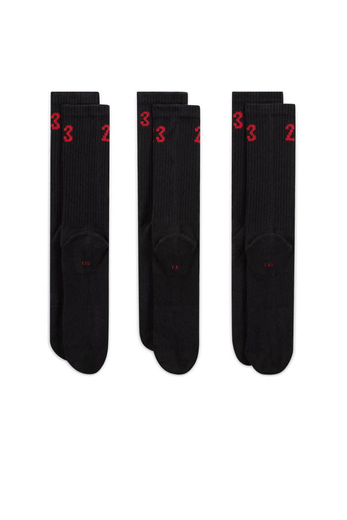 Jordan Essentials Crew Socks 3-Pack - Black