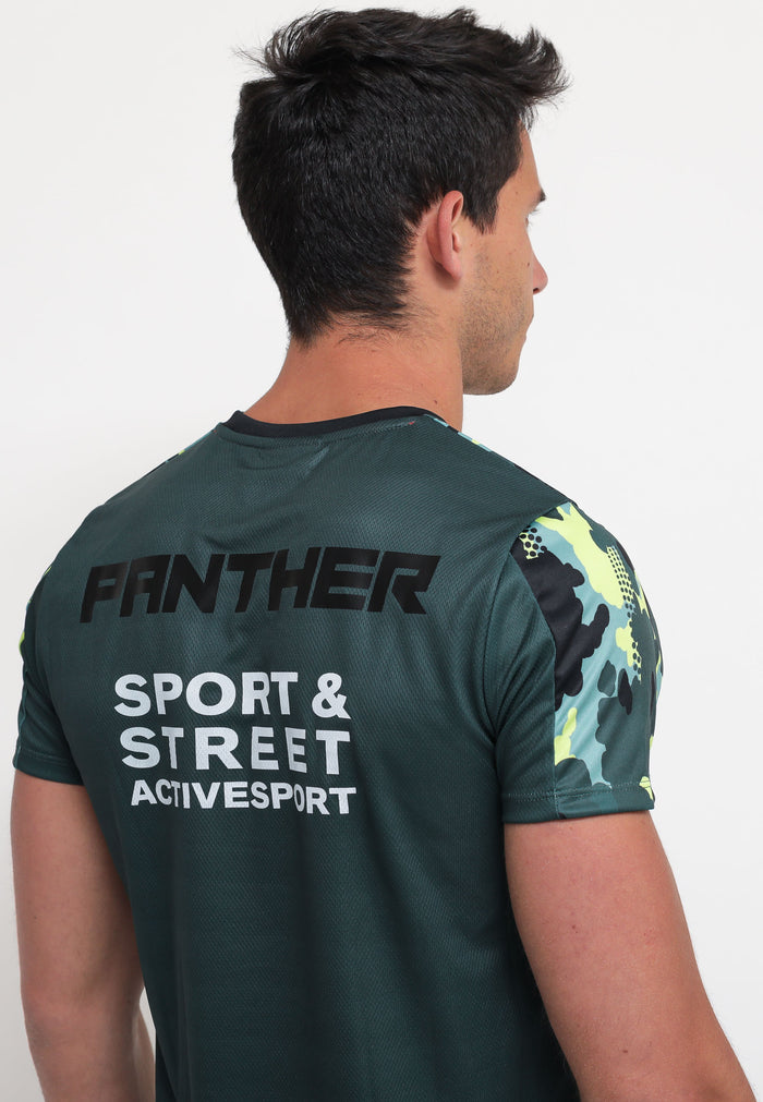 Panther T-Shirt Stampa - Multicolor-4