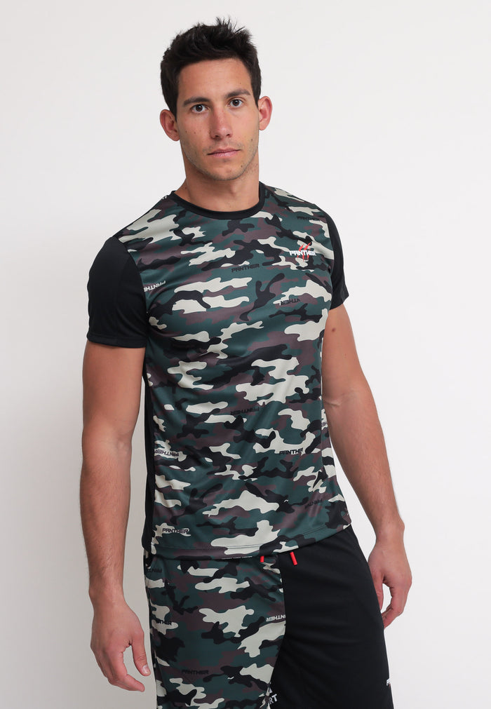Panther T-Shirt Camouflage - Multicolor-1
