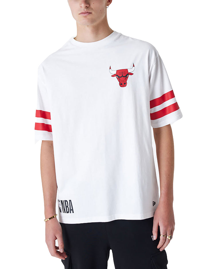 T-Shirt Oversize Chicago Bulls NBA Arch Graphic - Bianco-1