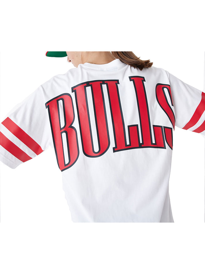 T-Shirt Oversize Chicago Bulls NBA Arch Graphic - Bianco-2